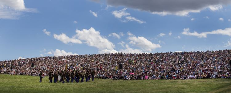 35000 diváků shlédlo hlavní bitevní ukázku 