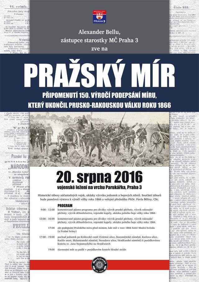 Přijďte si připomenout Pražský mír 1866